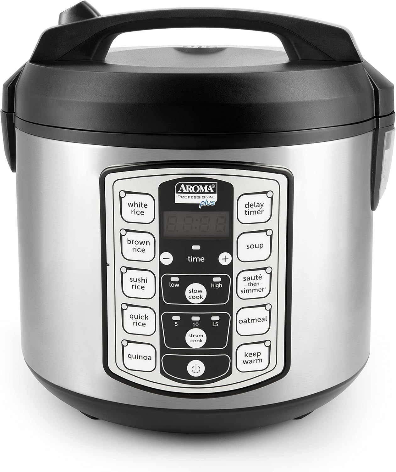 Aroma ARC-5000SB rice cooker product image with detailed view and professional lighting
