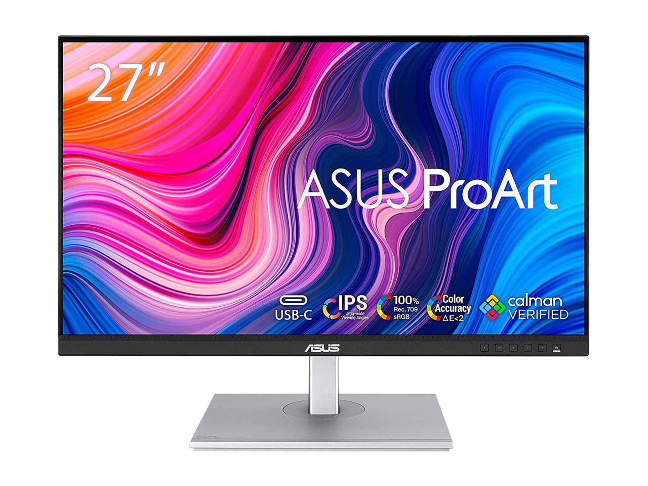ASUS TUF VG27AQ1A gaming monitor product image with detailed view and professional lighting