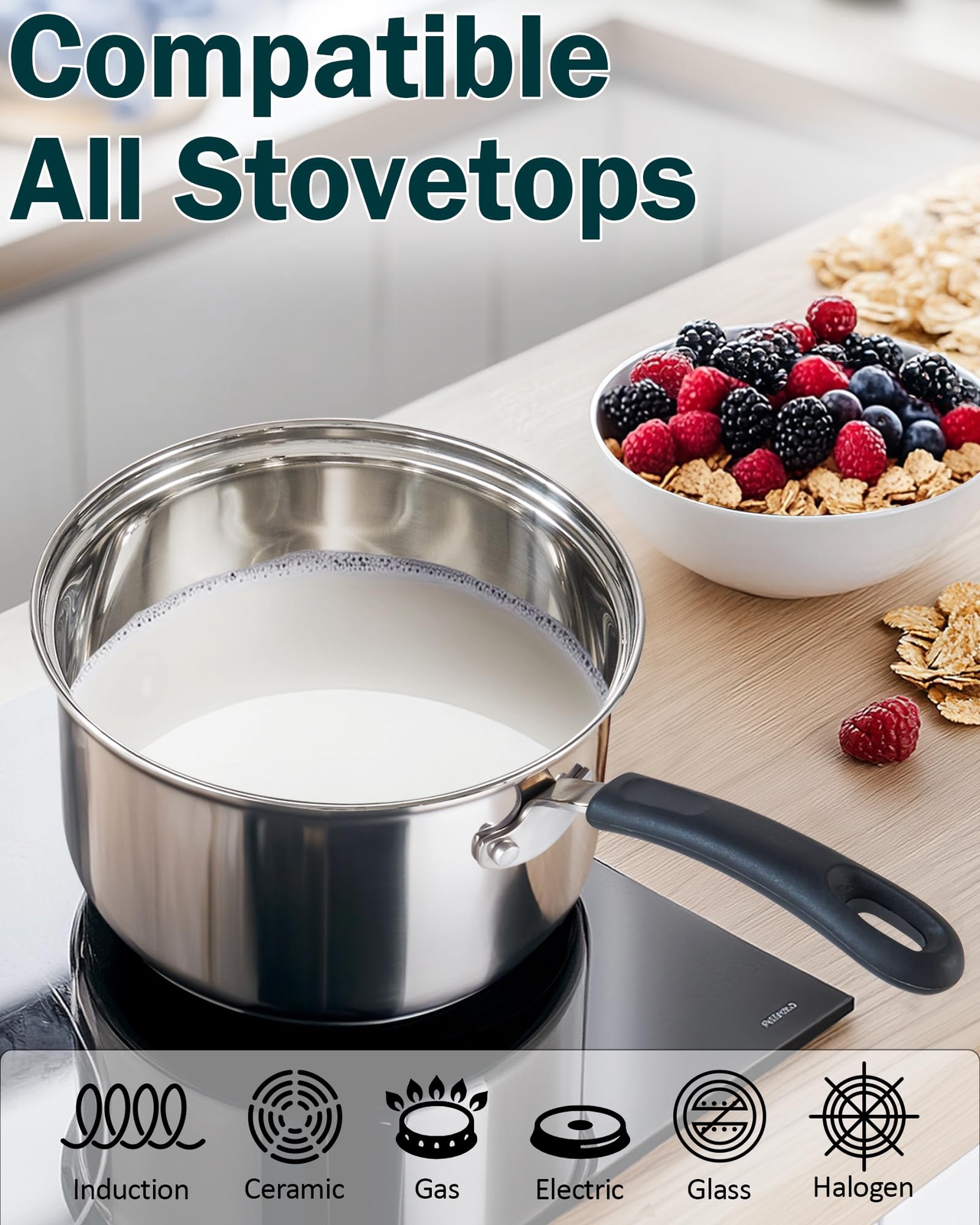 Cook N Home cookware on stovetop