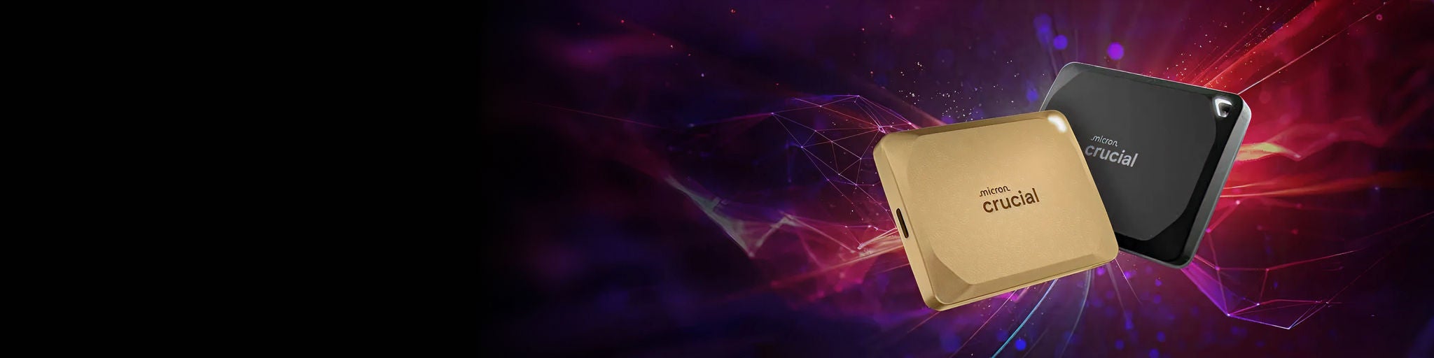 Crucial X10 Pro portable SSD with rugged design and up to 2,100 MB/s read speeds