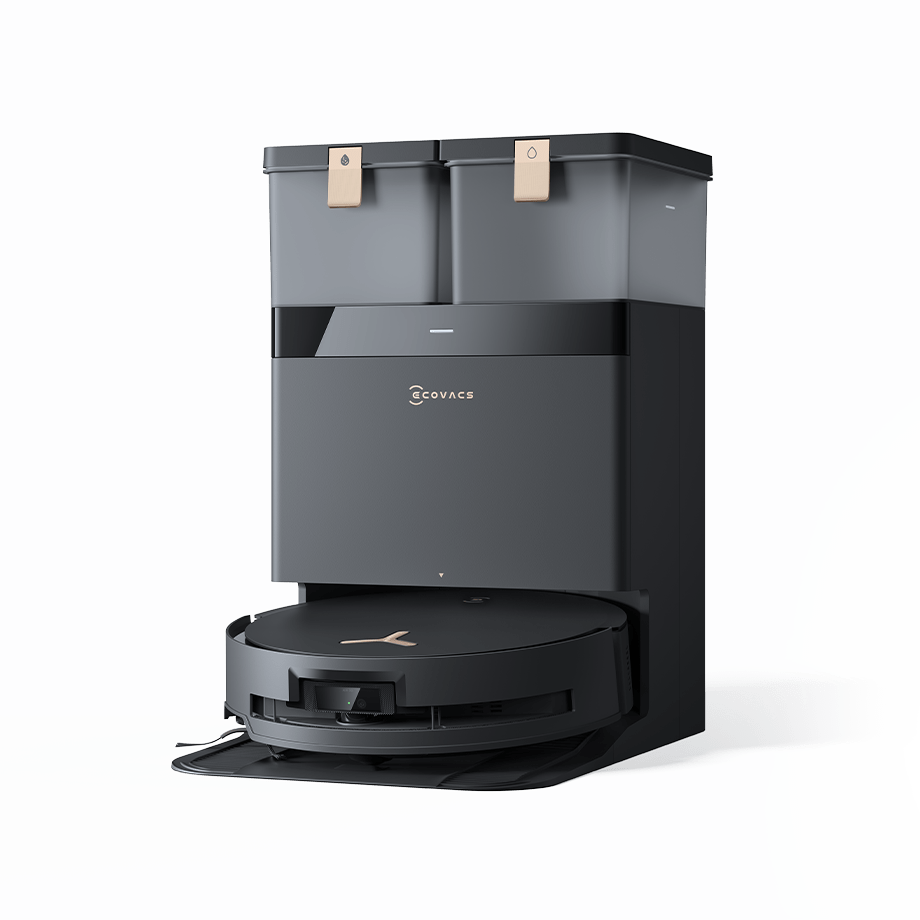 ECOVACS X11 base station product image with detailed view and professional lighting