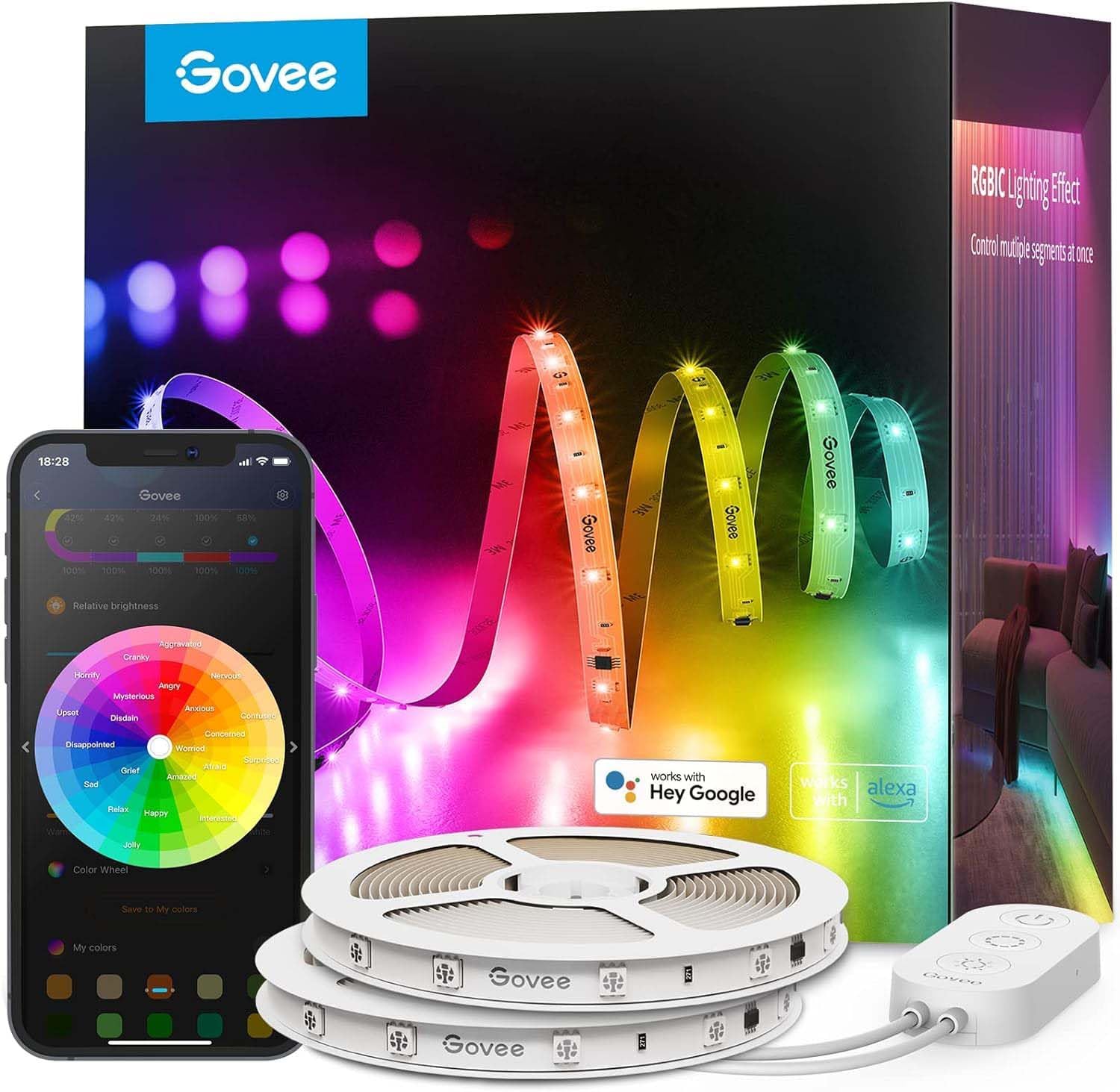 Govee RGBIC 100ft WiFi LED Strip