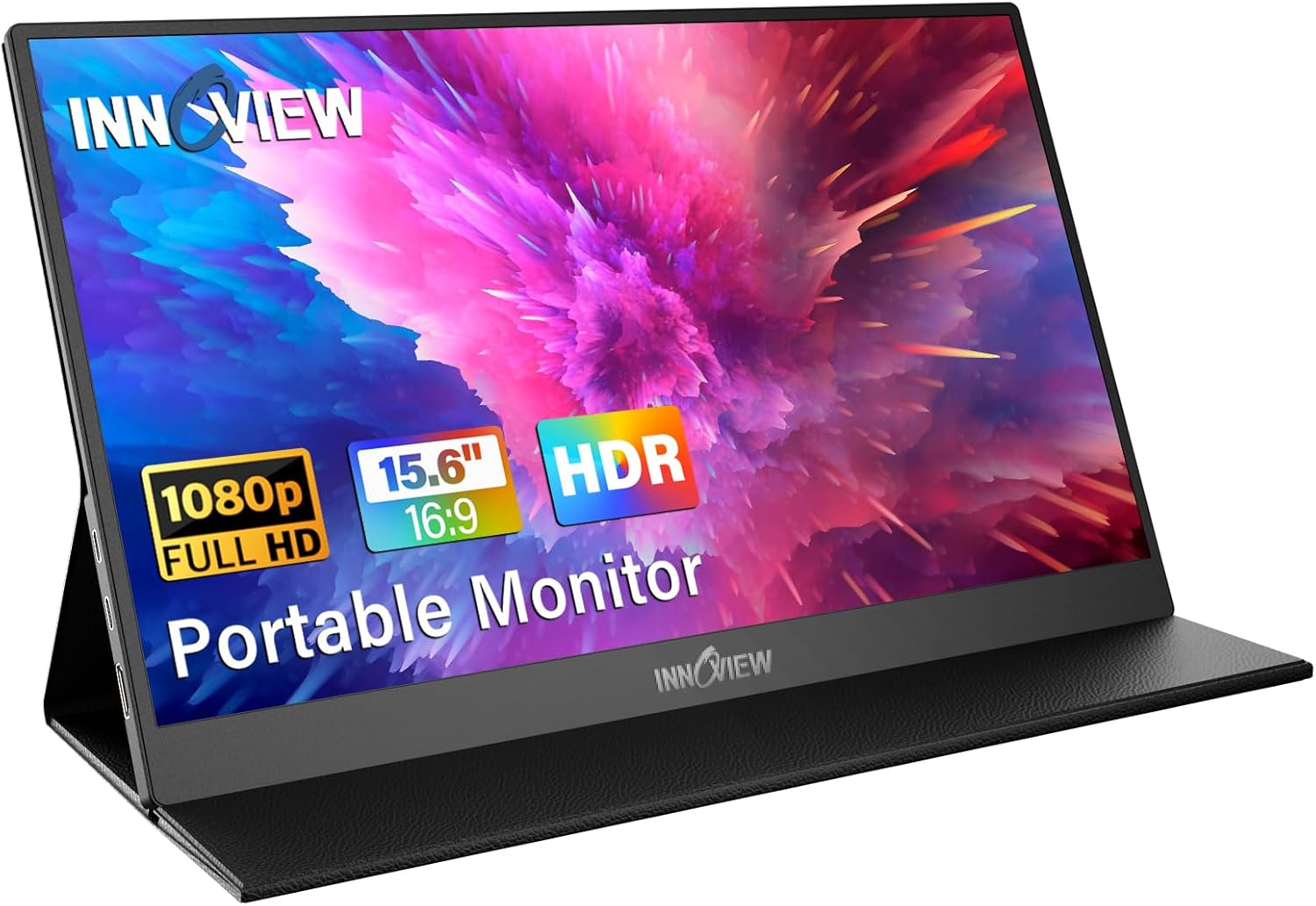 InnoView portable monitor 15.6 inch with 4K resolution and ultra-wide display