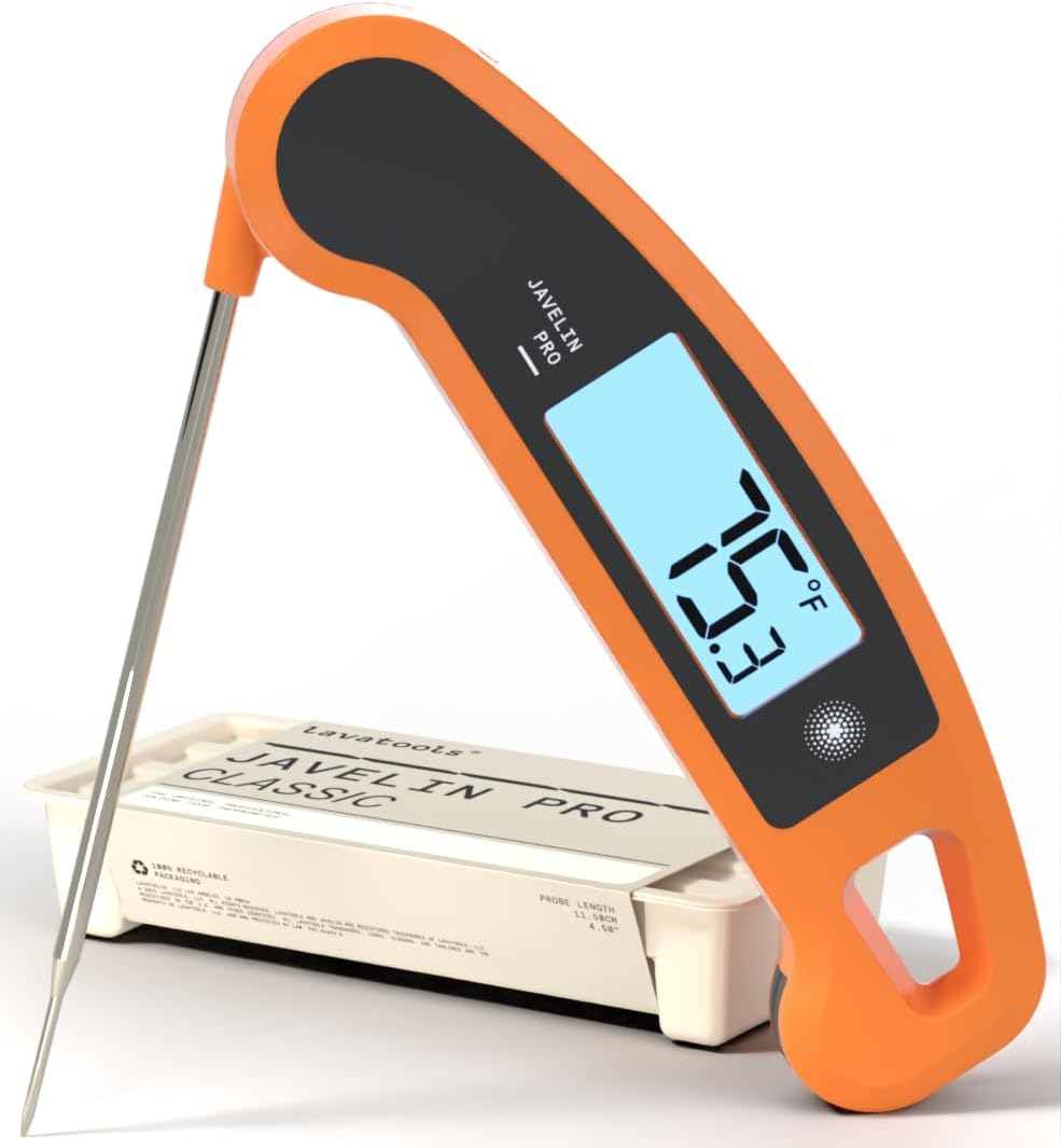 Lavatools Javelin Pro Duo digital meat thermometer with dual temperature sensors