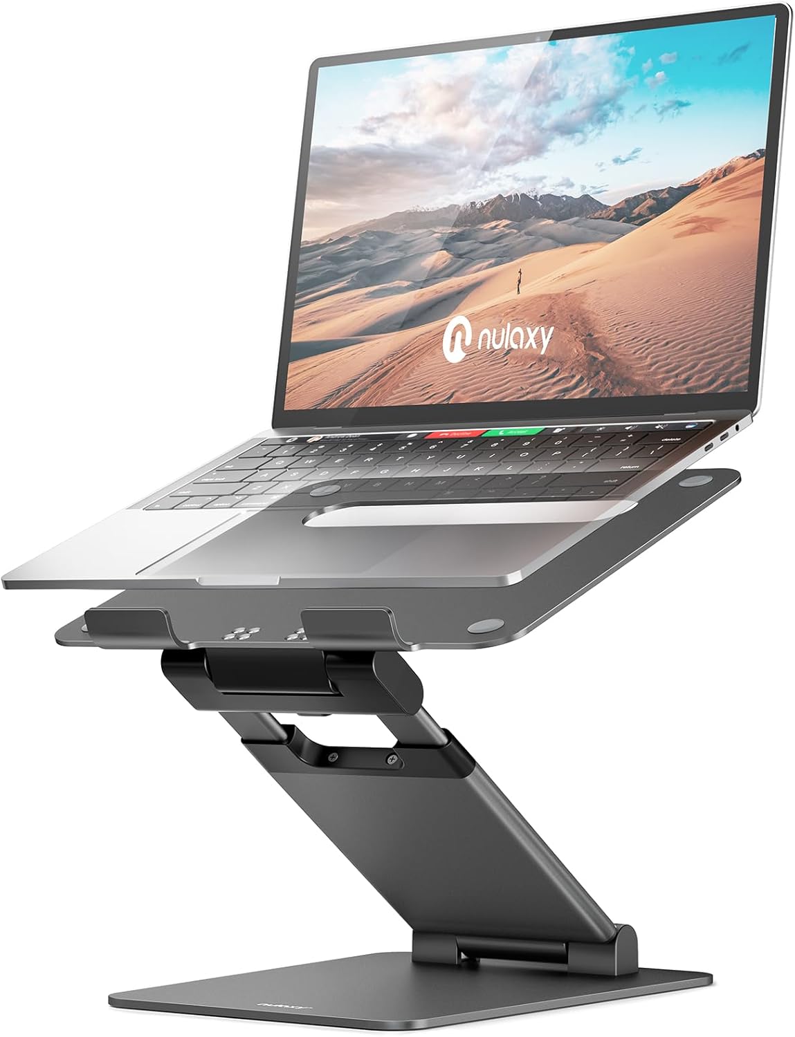 Nulaxy C1 adjustable laptop stand product image with detailed view and professional lighting