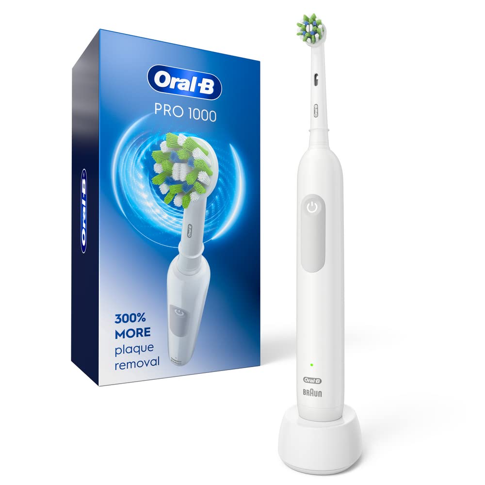 Oral-B Pro 1000 electric toothbrush product image with detailed view and professional lighting