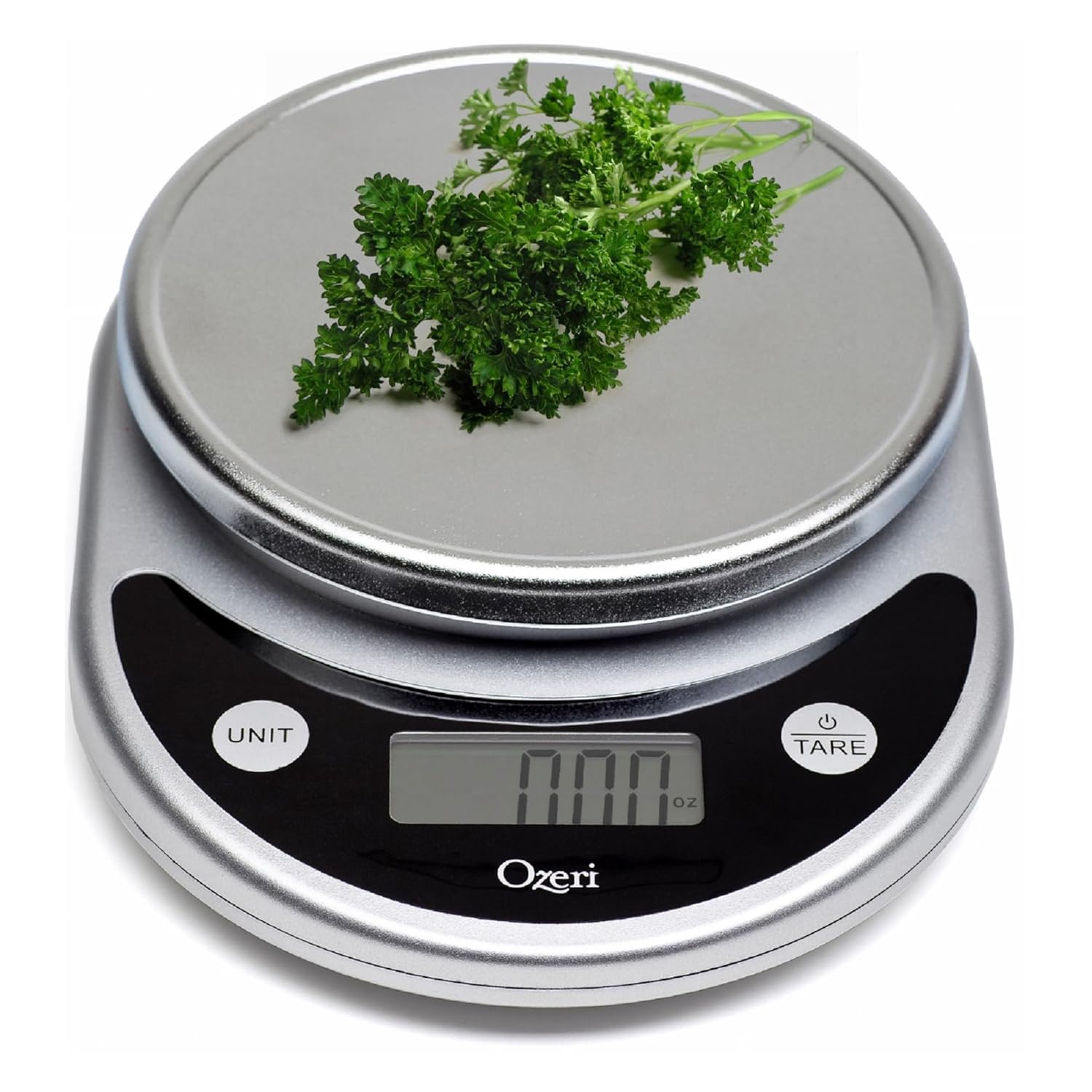 Ozeri Pronto digital multifunction kitchen scale with elegant black tempered glass platform