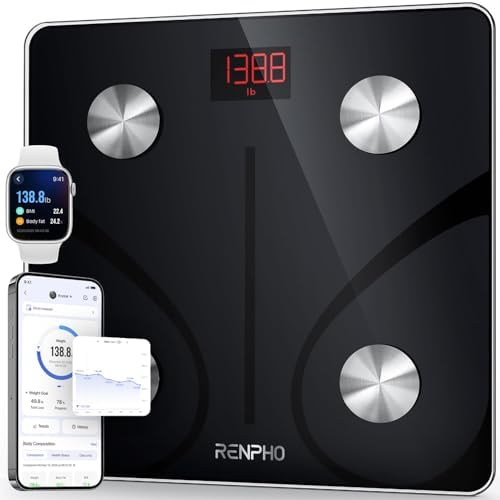 Renpho Elis 1 smart scale product image with detailed view and professional lighting
