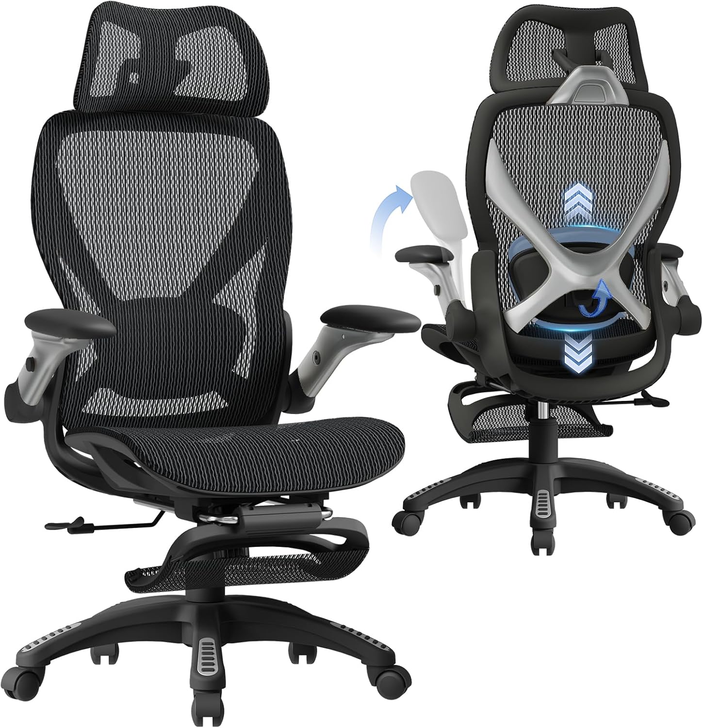 Ticova Ergonomic office chair product image with detailed view and professional lighting
