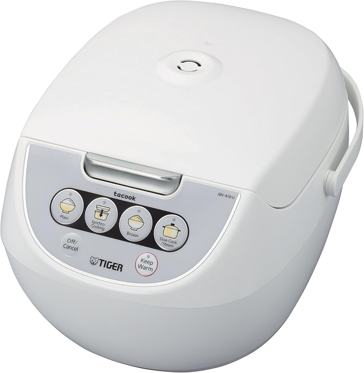Tiger JBV-A10U rice cooker product image with detailed view and professional lighting